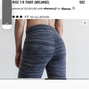 NOBULL PROJECT 7/8 high rise tight size sm SOLDOUT